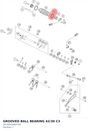 Diagram preview: GROOVED BALL BEARING 42/30 C3 (0410003000700)