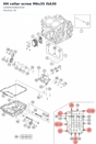 Diagram preview: HH collar screw M6x35 ISA30 (C0000250603500)