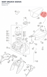 Diagram preview: SEAT UNLOCK SOZIUS (90107050000)