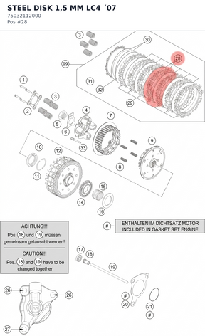 Diagram preview: STEEL DISK 1,5 MM LC4 ´07 (75032112000)