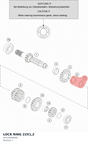 Diagram preview: LOCK RING 22X1,2 (50133090000)
