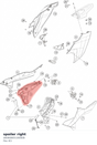 Diagram preview: spoiler right (A60608051000EB)
