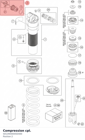 Diagram preview: Compression cpl. (S012900000S0400)