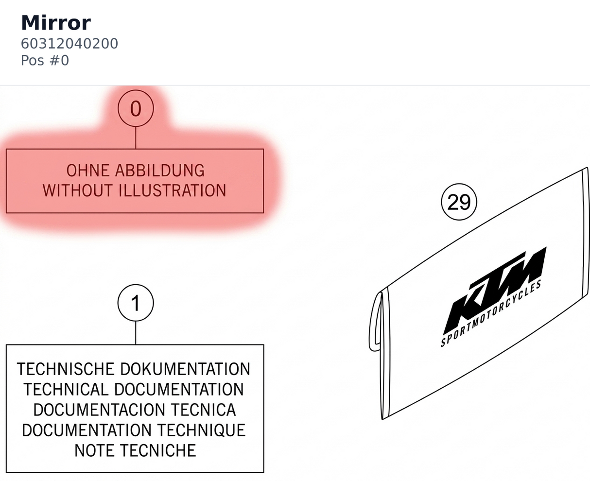 Diagram preview: Mirror (60312040200)