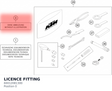 Diagram preview: LICENCE FITTING (60012081300)