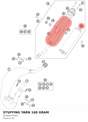 Diagram preview: STUFFING YARN 160 GRAM (50305079160)