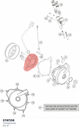 Diagram preview: STATOR (75039004200)