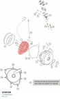 Diagram preview: STATOR (75039004200)