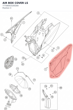 Diagram preview: AIR BOX COVER LS (7770600310028A)