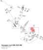 Diagram preview: hexagon nut DIN 934 M6 (C0009340600502)