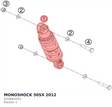 Diagram preview: MONOSHOCK 50SX 2012 (03189L0201)