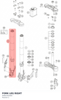 Diagram preview: FORK LEG RIGHT (95801002000)