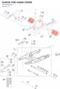 Diagram preview: SLEEVE FOR CHAIN COVER (90504060050)
