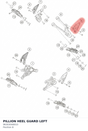 Diagram preview: PILLION HEEL GUARD LEFT (96303048010)