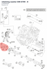 Diagram preview: retaining washer DIN 6799 - 8 (0799080000)