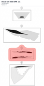 Diagram preview: Decal set 450 SMR  21 (79108198007)