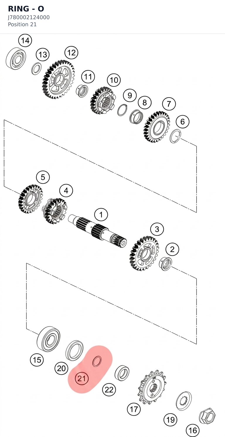 Diagram preview: RING - O (J780002124000)