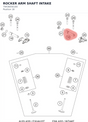 Diagram preview: ROCKER ARM SHAFT INTAKE (79436056100)