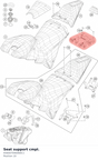 Diagram preview: Seat support cmpl. (A56007040060C1)
