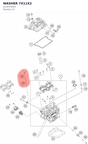 Diagram preview: WASHER 7X11X2 (J125070003)