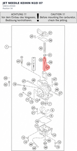 Diagram preview: JET NEEDLE KEIHIN N1EI      07 (54831135500)