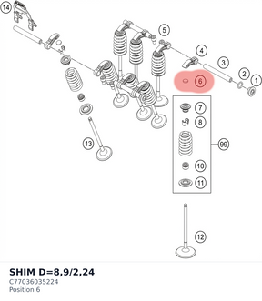 Diagram preview: SHIM D=8,9/2,24 (C77036035224)