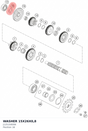 Diagram preview: WASHER 15X26X0,8 (J125150006)