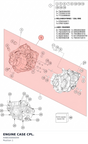 Diagram preview: ENGINE CASE CPL. (A48030000044)