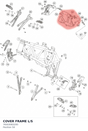 Diagram preview: COVER FRAME L/S (76503083200)