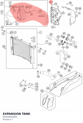 Diagram preview: EXPANSION TANK (60435065000)