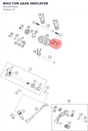Diagram preview: BOLT FOR GEAR INDICATOR (90134012001)
