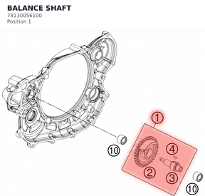Diagram preview: BALANCE SHAFT (78130056100)