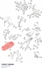 Diagram preview: FRONT FENDER (A67508910000AB)