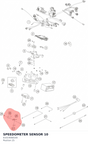 Diagram preview: SPEEDOMETER SENSOR          10 (61014068100)