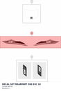 Diagram preview: DECAL SET REARPART 500 EXC  16 (50308798700)