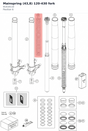 Diagram preview: Mainspring (43,8) 120-430 fork (91410110)