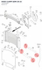 Diagram preview: HOSE CLAMP GEMI 20-32 (76235028000)