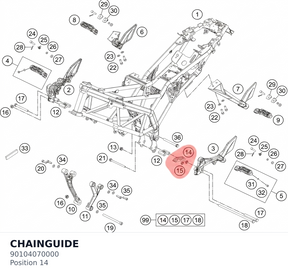 Diagram preview: CHAINGUIDE (90104070000)
