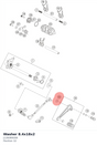 Diagram preview: Washer 8.4x18x2 (J126080006)