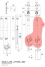 Diagram preview: AXLE CLAMP LEFT KPL. ADV (S444800027S0000)