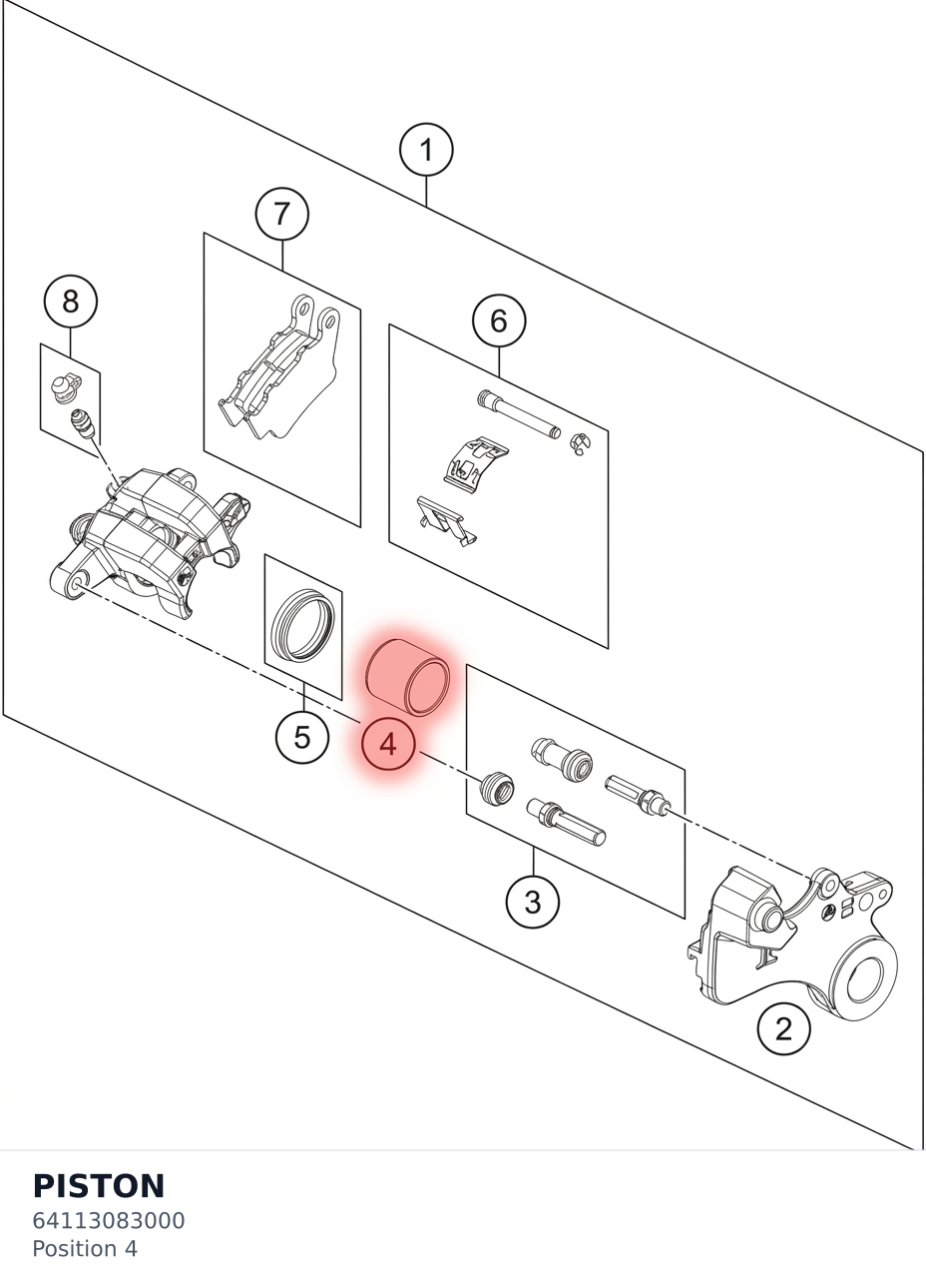 Diagram preview: PISTON (64113083000)