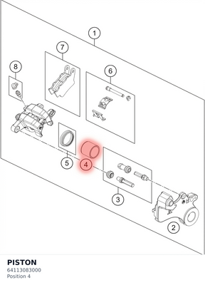 Diagram preview: PISTON (64113083000)