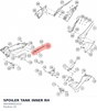 Diagram preview: SPOILER TANK INNER RH (A60308051010)