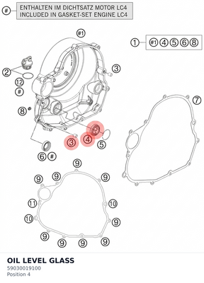 Diagram preview: OIL LEVEL GLASS (59030019100)