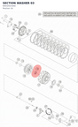 Diagram preview: SECTION WASHER              03 (60032021000)