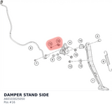 Diagram preview: DAMPER STAND SIDE (A60103025050)