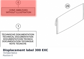 Diagram preview: Displacement label 300 EXC (79708078053)