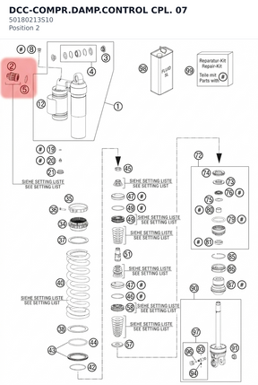 Diagram preview: DCC-COMPR.DAMP.CONTROL CPL. 07 (50180213S10)