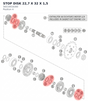 Diagram preview: STOP DISK 22,7 X 32 X 1,5 (56533016300)