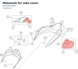 Diagram preview: Metamoll for side cover (64108070050)